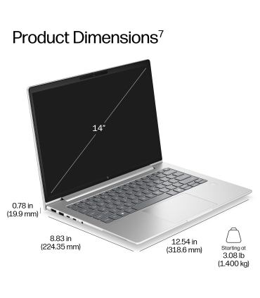 HP EliteBook 6 G2i 14 14" Ultra 5, 32GB, 512GB SSD
