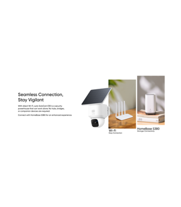 Anker Eufy | Security Camera with Solar Panel | SoloCam E30 | F/1.6 | IP65 | Micro SD, Max. 128GB