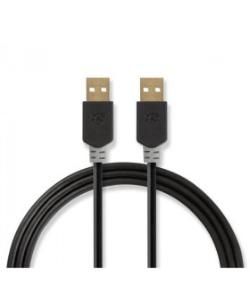Nedis kaabel USB 2.0 A otsik - USB A otsik 2.0m