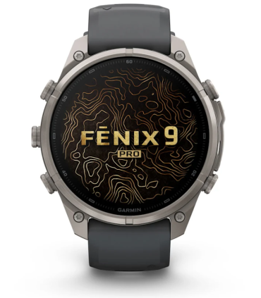 Garmin Fenix 9 Pro, 47 mm, titaan, must