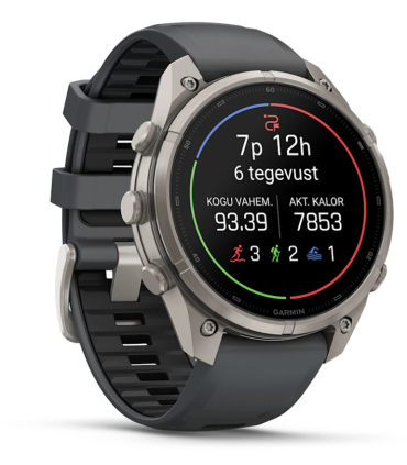 Garmin Fenix 9 Pro, 47 mm, titaan, must