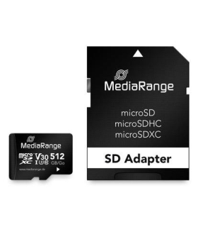 Mediarange Micro SDXC 512GB UHS-1/W/ADAPTER MR947