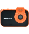 AgfaPhoto Realikids Cam Waterproof 2, must/oranž