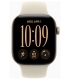 Apple Watch 12 GPS 42mm kuldne, beež silikoonrihm- S/M