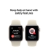 Apple Watch SE 3 GPS 40mm Starlight Aluminium Case with Sand Sport Band - S/M