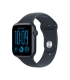 Apple Watch SE 3 GPS 44mm Midnight Aluminium Case with Navy Blue Sport Band - M/L