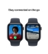 Apple Watch SE 3 GPS 44mm Midnight Aluminium Case with Navy Blue Sport Band - M/L