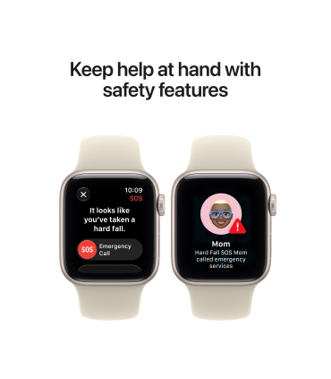 Apple Watch SE 3 GPS 40mm Midnight Aluminium Case with Navy Blue Sport Band - M/L