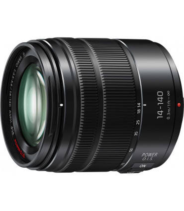Panasonic Lumix G Vario 14-140mm f/3.5-5.6 II ASPH. POWER O.I.S. objektiiv, must