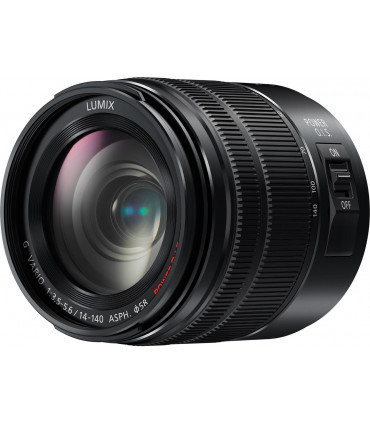 Panasonic Lumix G Vario 14-140mm f/3.5-5.6 II ASPH. POWER O.I.S. objektiiv, must