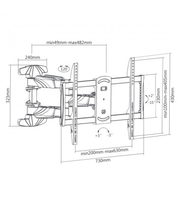 Sanelli WM603 Seinakinnitus