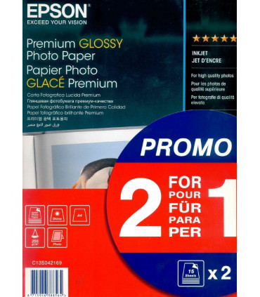Epson Premium läikiv fotopaber A4 255 g/m² 255 g/m² 30 lehte