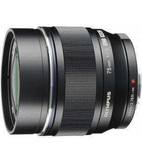 M.Zuiko Digital ED 75mm f/1.8 objektiiv, must