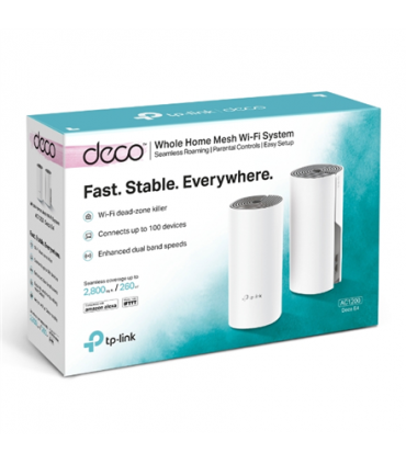 TP-LINK Deco E4(2-Pack) Whole Home Mesh Wi-Fi 6 System