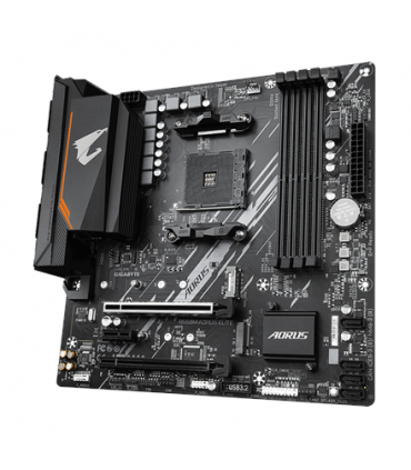 Gigabyte B550M AORUS ELITE 1.0 Processor family AMD, Processor socket AM4, DDR4 DIMM, Memory slots 4, Number of SATA connectors