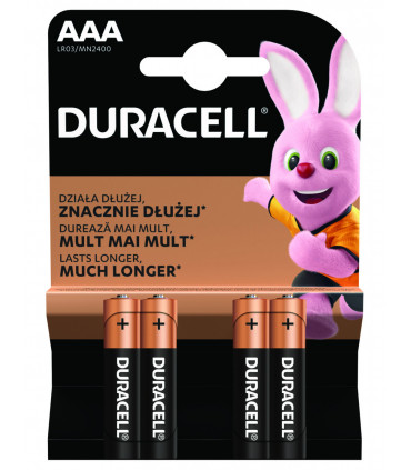 Duracell patarei AAA/MN2400 4tk.