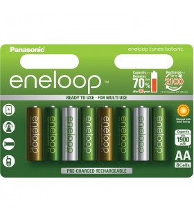 Eneloop aku AA 1900 8TE Botanic