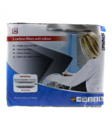 Scanpart õhupuhastaja söefiltrite komplekt, lõigatav 1530050001