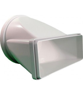 Faber üleminek kandiliselt 220 x 90 mm ümarale 150 mm torule ( Green)