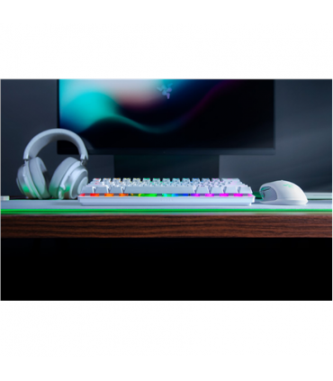 Razer Huntsman Mini, Gaming keyboard, RGB LED light, US, Mercury White, Wired