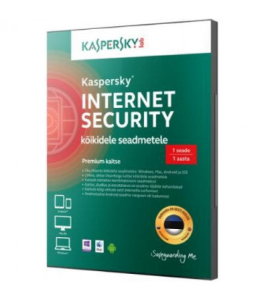 Kaspersky Internet Security 1-Device 1 Year NEW e-license