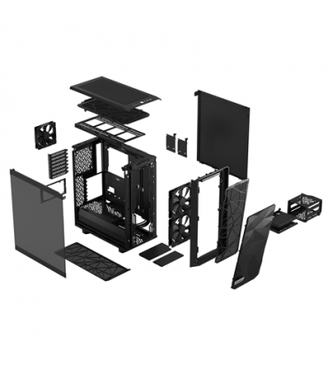 Fractal Design Meshify 2 Compact Light Tempered Glass Black