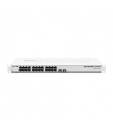 MikroTik Cloud Smart Switch CSS326-24G-2S+RM Managed L2, Rack mountable, 1 Gbps (RJ-45) ports quantity 24, SFP+ ports quantity 2