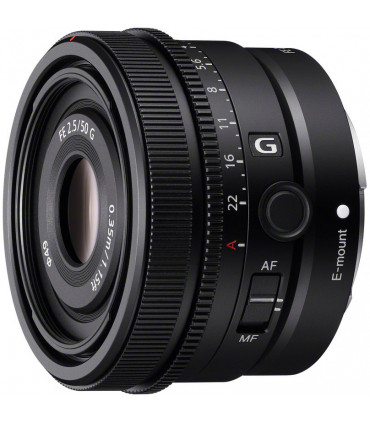 Sony FE 50mm f/2.5 G objektiiv