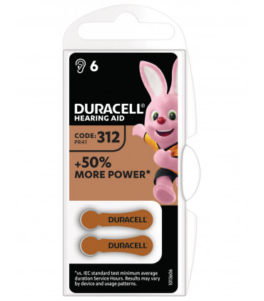 Duracell kuuldeaparaadile 312 6tk.