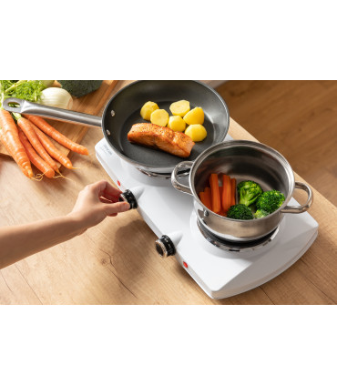 Sencor SCP2253WHEUE4 lauapliit 2 keedualaga valge