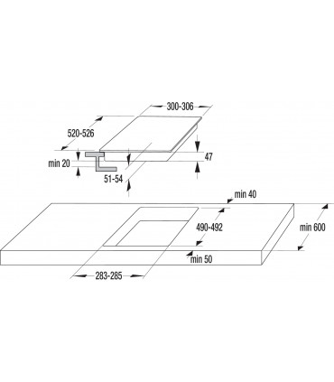 Gorenje ECT322BCSC domino