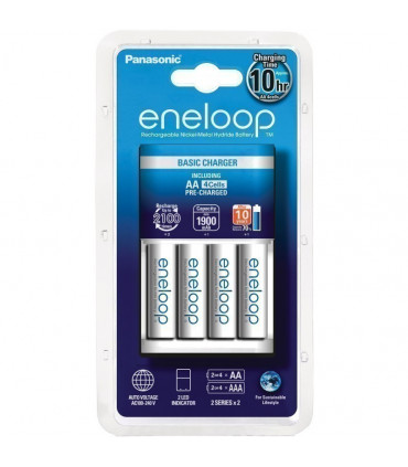 Eneloop laadija BQ-CC51 + 4x1900