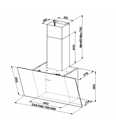 Faber Tweet EV8 LED BK A55