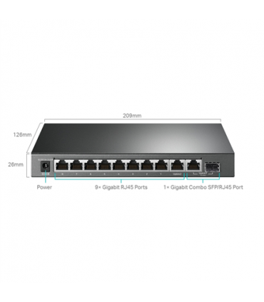 TP-LINK Switch TL-SG1210MPE