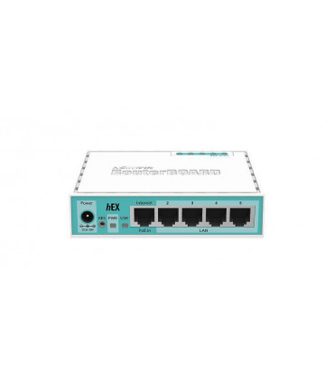 Mikrotik Wired Ethernet Router (No Wifi) RB750Gr3, hEX, Dual Core 880MHz CPU, 256MB RAM, 16 MB (MicroSD), 5xGigabit LAN, USB, PC