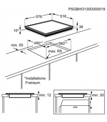 Electrolux EHF46547XK raamiga