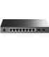 TP-LINK Switch TL-SG2210P Web Managed, Desktop/Wall mountable, SFP ports quantity 2, PoE ports quantity 8, Power supply type Ext