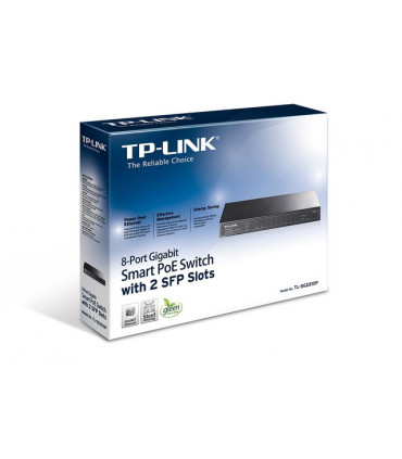 TP-LINK Switch TL-SG2210P Web Managed, Desktop/Wall mountable, SFP ports quantity 2, PoE ports quantity 8, Power supply type Ext