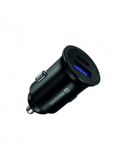Swissten autolaadija USB/USB-C Power Delivery/ Quick Charge 3.0 36W