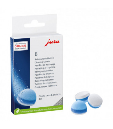 JURA 3-etapilised puhastustabletid 24225