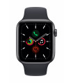 Apple Watch SE GPS, 44mm, must silikoonrihm