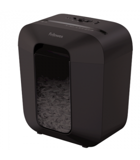 Fellowes Powershred LX25 Black, 11.5 L, Credit cards shredding, Cross-Cut Shredder, Paper handling standard/output 6 sheets per