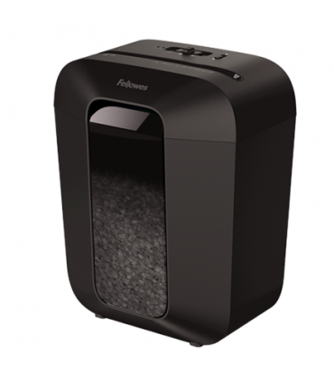 Fellowes Powershred LX41 Black, 17 L, Credit cards shredding, Mini-Cut Shredder, Paper handling standard/output 8 sheets per pas