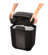 Fellowes Powershred LX41 Black, 17 L, Credit cards shredding, Mini-Cut Shredder, Paper handling standard/output 8 sheets per pas