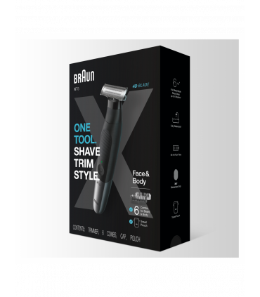Braun XT5200 Series X habemetrimmer/piirel, pardel ja kehahoolduskomplekt