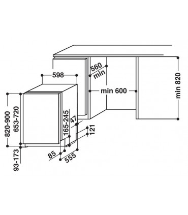 Whirlpool WIC 3C26 F