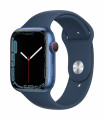 Apple Watch 7 GPS+LTE, 45mm sinine silikoonrihm