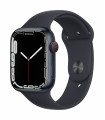 Apple Watch 7 GPS+LTE, 45mm must silikoonrihm