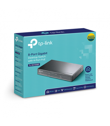 TP-LINK NET SWITCH 8PORT 10/100/1000M/POE TL-SG1008P