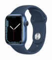 Apple Watch 7 GPS, 41mm sinine silikoonrihm